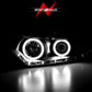 Anzo 2009-2012 Acura Tsx Projector Headlights w/ Halo Black (CCFL)
