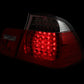 Anzo 2002-2005 BMW 3 Series E46 LED Taillights Red/Clear