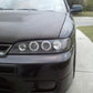 Spyder Honda Accord 98-02 1PC Projector Headlights LED Halo Amber Reflctr Blk PRO-YD-HA98-AM-BK 5010728