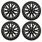 Ford Racing 15-16 Mustang GT 19X9 and 19X9.5 Wheel Set with TPMS Kit - Matte Black M-1007K-M19XB