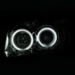Anzo 2006-2009 Toyota 4Runner Projector Headlights w/ Halo Chrome