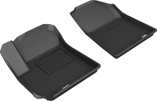 3D MAXpider 2020 Kia Soul Kagu 1st Row Floormat - Black L1KA05011509