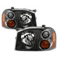 SPYDER xTune 01-04 Nissan Frontier OEM Headlights - Black (HD-JH-NF01-AM-BK) 9042768