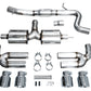 AWE Tuning AWE 22-24 Audi 8Y S3 Touring Edition Exhaust - Chrome Silver Tips 3015-42897