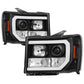 Spyder GMC Sierra 1500/2500/3500 07-13 V2 Projector Headlights- Black PRO-YD-GS07V2-LBDRL-BK 5083630