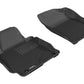 3D MAXpider 2011-2013 Hyundai Elantra Kagu 1st Row Floormat - Black L1HY02111509