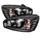 Spyder Chevy Malibu 04-07 Projector Headlights LED Halo LED Black High H1 Low H1 PRO-YD-CM04-HL-BK 5042675