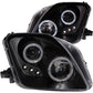 Anzo 1997-2001 Honda Prelude Projector Headlights w/ Halo Black w/ LED