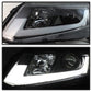 Spyder Honda Civic 2012-2014 Projector Headlights - Light Bar DRL Black PRO-YD-HC12-DRL-BK 5076519
