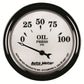 AutoMeter Gauge Oil Press 2-1/16in. 100PSI Elec Old Tyme White II 1227