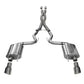 Corsa Performance 2015 Ford Mustang GT 5.0 3in Cat Back Exhaust Polish Dual Tips (Sport)