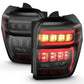 ANZO 2014-2020 Toyota 4Runner T.L Black Housing Smoke Lens Red Light Bar W/Sequential 311312