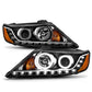 Anzo 2011-2013 Kia Sorento Projector Headlights w/ Halo Black (CCFL)