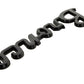 Ford Racing 21-24 Bronco Classic Script Fender Badge Kit - Gloss Black M-1447-BSGS
