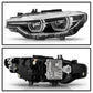 SPYDER BMW F30 3 Series 4Dr LED Projector Headlights Chrome PRO-JH-BF3012H-4D-LED-C 9948534