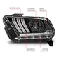 ANZO 13-14 Ford Mustang (w/ Factory HID/Xenon HL only) Projector Headlights w/Light Bar Black 121572