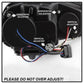 Spyder Volkswagen GTI 06-09/Jetta 06-09 Halogen Model Only - DRL Black PRO-YD-VG06-DRL-BK 5017505