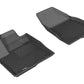 3D MAXpider 2014-2019 Toyota Highlander Kagu 1st Row Floormat - Black L1TY16311509
