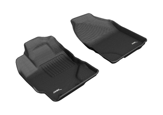 3D MAXpider 2016-2019 Toyota Prius C Kagu 1st Row Floormat - Black L1TY24211509