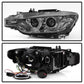 Spyder 12-14 BMW F30 3 Series 4DR Projector Headlights - LED DRL - Smoke (PRO-YD-BMWF3012-DRL-SM) 5084361