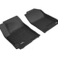 3D MAXpider 2018-2020 Kia Rio/Rio 5-Door Kagu 1st Row Floormat - Black L1KA04311509