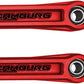 Camburg Ford Bronco 21-23 KINETIK Series Rear Billet Lower Trailing Arm Kit (Red) CAM-120032-RED