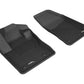 3D MAXpider 2017-2020 Jeep Compass Kagu 1st Row Floormat - Black L1JP01611509