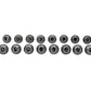 Ford Racing M12 x 1.5 Black Lug Nut - Set of 20 M-1012K-BSB