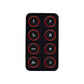 AEM EV 8 Button Keypad CAN Based Programmable Backlighting 30-8400