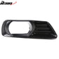 2007-2009 Toyota Camry 2PC Front Bumper Fog Lights Clear W/Black Bezel