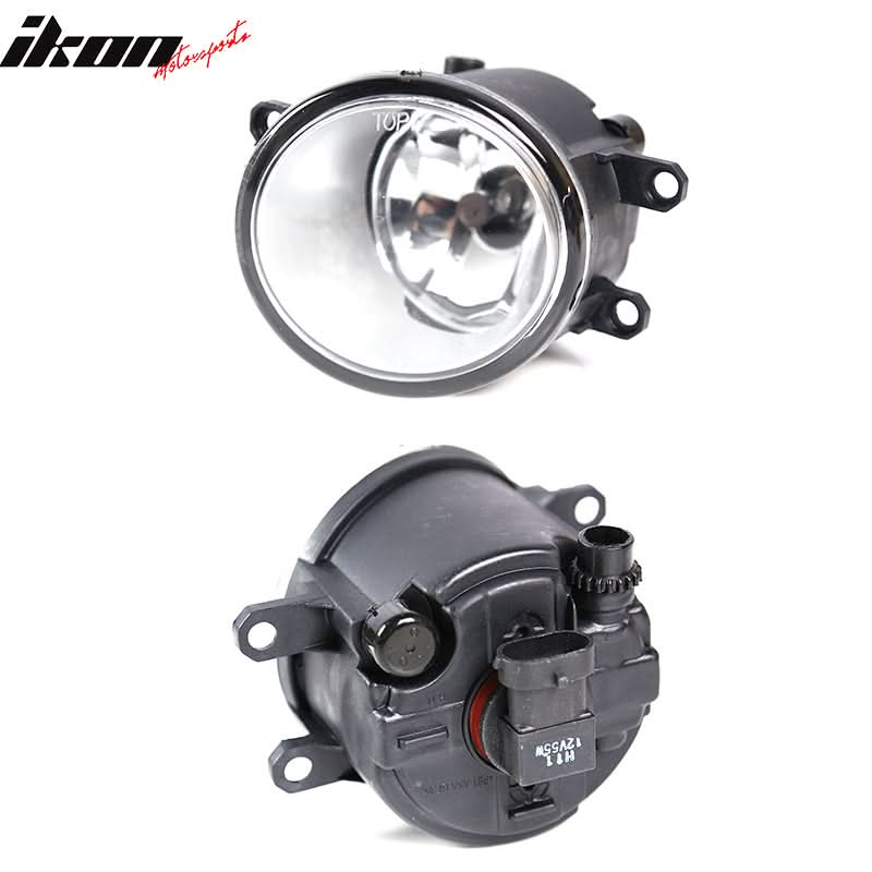 2006-2008 Toyota Yaris Sedan Front Bumper Clear Fog Lights Left Right
