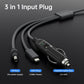 3-in-1 Power Cable for Starlink Mini | Car + USB-C + DC Input | 2M-5M