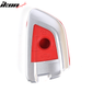 For BMW Blade 3 Car Remote Key Fob Shell Holder Case Cover Silver Red