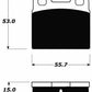 Porterfield Brake Pads for 1964 PORSCHE 912