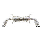 Stainless True F1 Valved Exhaust System for Audi R8 V8 V10 4.2 5.2 2017–23 Type 4S