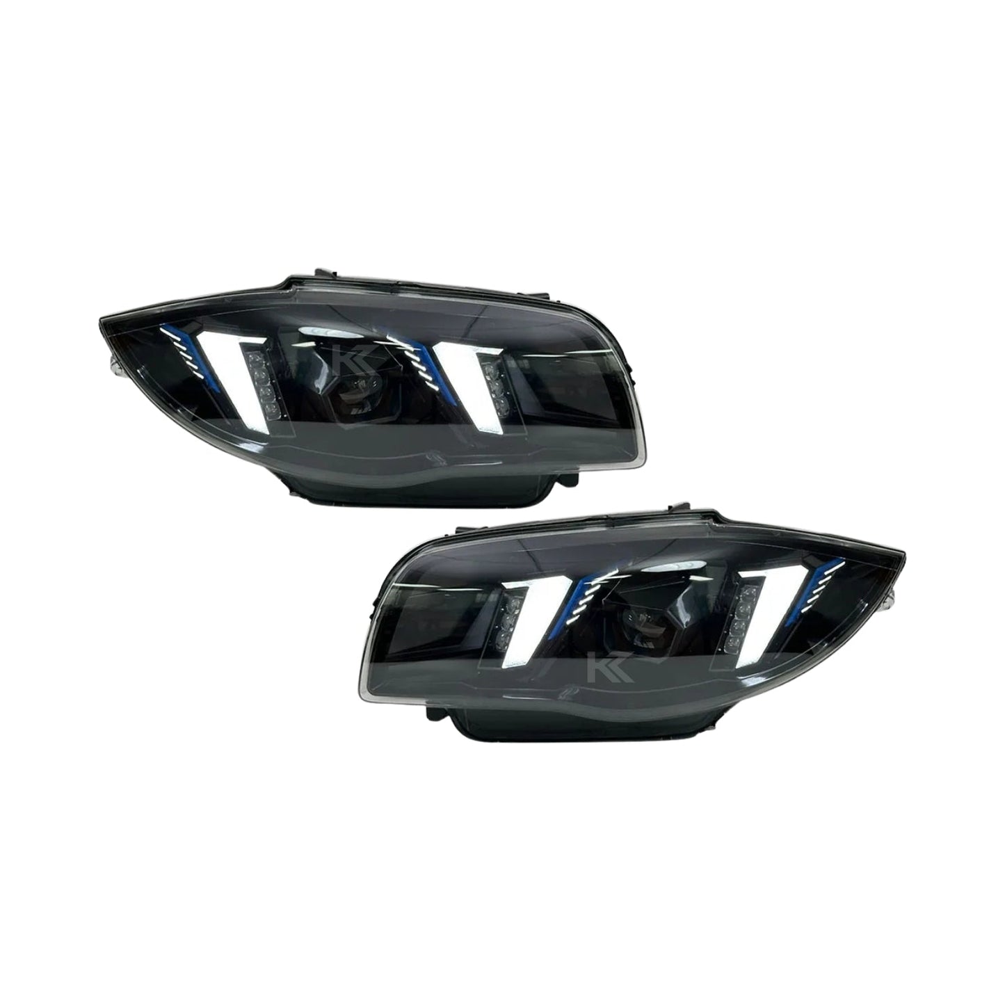 BMW 1 Series E87 Snake Eye Laser LED Headlight Assembly with Dual-Color DRL (Yellow / White) 2004 - 2011 (116i / 118i / 120i / 125i)