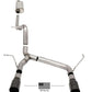 Corsa 07-18 Jeep Wrangler JKU 3.6L/3.8L 2.75in Sport Cat-Back Exhaust w/ 4in American Flag  BlacTips 21122BLKUSA