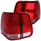 Anzo 2003-2006 Lincoln Navigator LED Tail lights Red/Clear