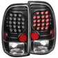 Anzo 1997-2004 Dodge Dakota LED Tail lights Black