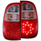 Anzo 2005-2006 Toyota Tundra LED Taillights Red/Clear