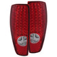Anzo 2004-2012 Chevrolet Colorado LED Tail lights Red/Clear