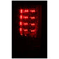 Anzo 2009-2015 Dodge Ram 1500 LED Taillights Chrome