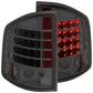 Anzo 1995-2005 Chevrolet S-10 LED Taillights Smoke