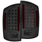 Anzo 2006-2008 Dodge Ram 1500 LED Tail lights Smoke
