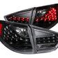 Anzo 2010-2013 Hyundai Tucson LED Taillights Black 4pc