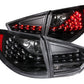 Anzo 2010-2013 Hyundai Tucson LED Taillights Chrome 4pc