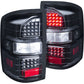 Anzo 2014-2015 Gmc Sierra LED Taillights Black