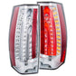 Anzo 2007-2014 Chevrolet Suburban LED Taillights Chrome G5 - Escalade Look