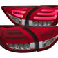 Anzo 2013-2015 Mazda Cx-5 LED Tail lights Red/Clear