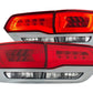 Anzo 2014-2015 Jeep Grand Cherokee LED Taillights Red/Clear